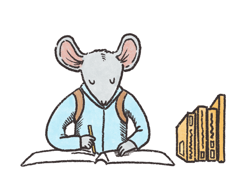 mouse writing